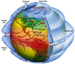 Schema generale della circolazione dell'atmosfera