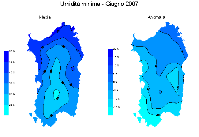 Umidit relativa minima