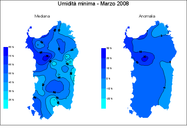Umidit relativa minima