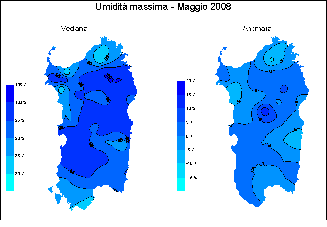 Umidit relativa massima