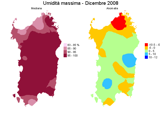 Umidit relativa massima