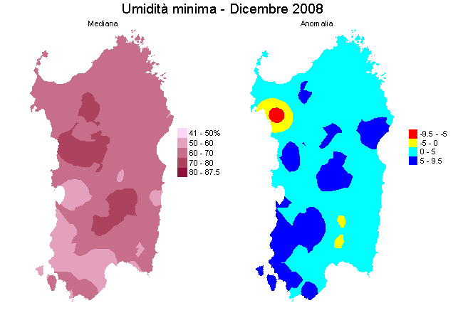 Umidit relativa minima