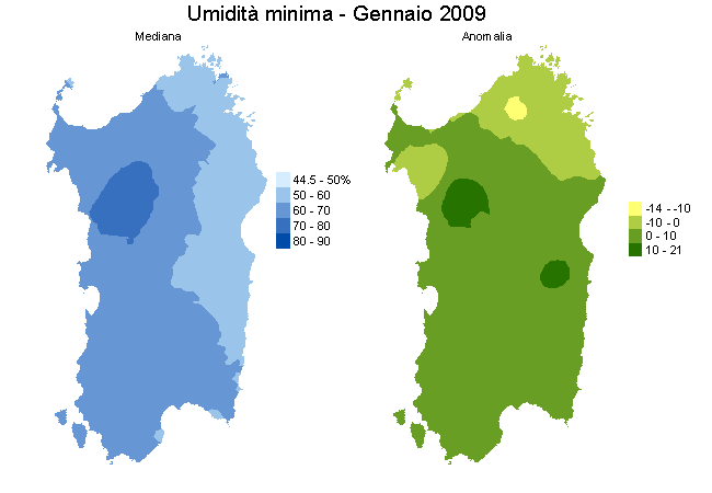 Umidit relativa minima