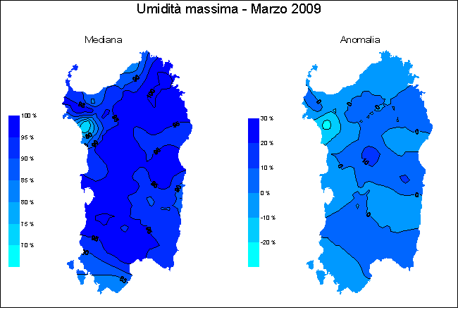 Umidit relativa massima