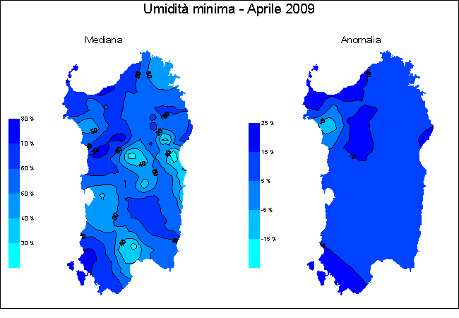 Umidit relativa minima