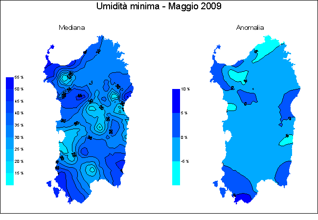 Umidit relativa minima