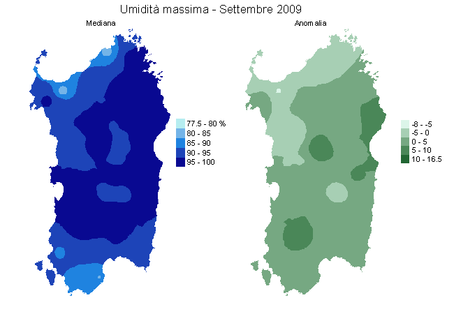 Umidit relativa massima