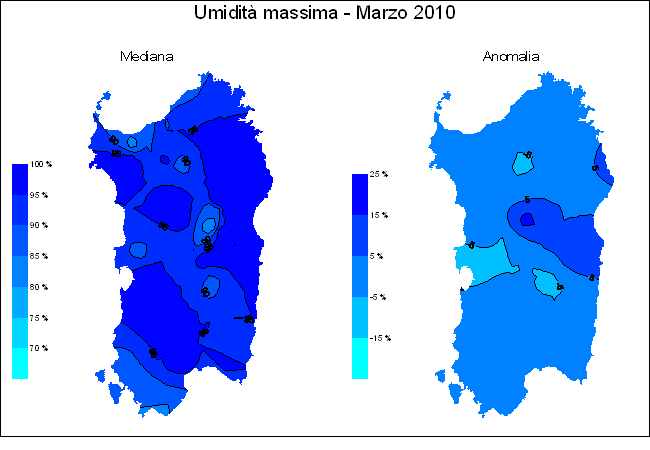 Umidit relativa massima