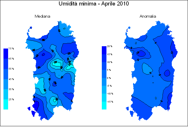 Umidit relativa minima