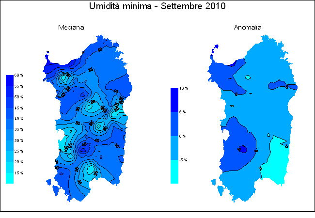 Umidit relativa minima