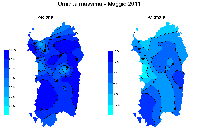 Umidit relativa massima