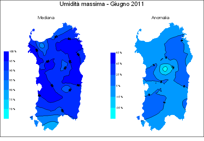 Umidit relativa massima