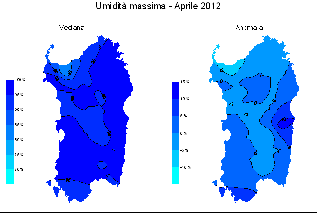 Umidit relativa massima