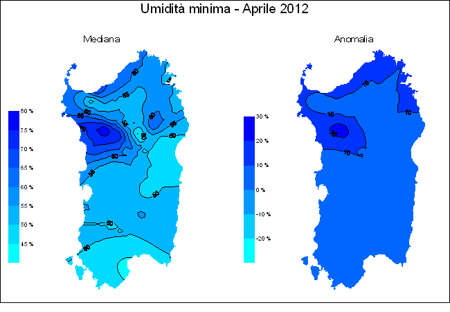 Umidit relativa minima