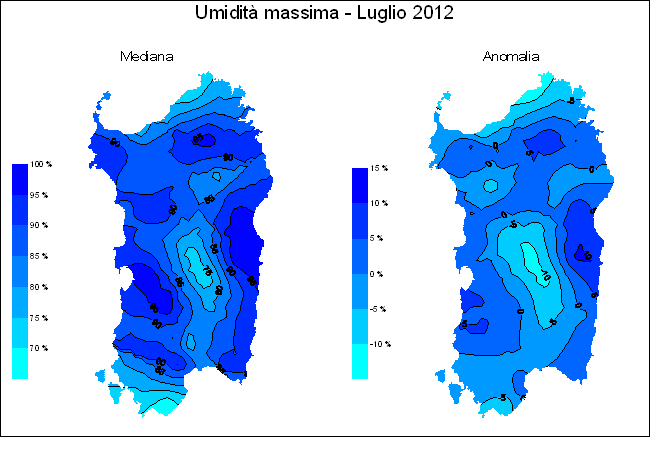 Umidit relativa massima