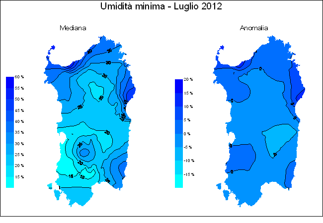 Umidit relativa minima