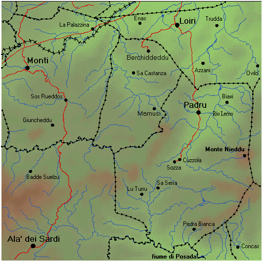 Selezionare l'area in cui  ubicata l'azienda