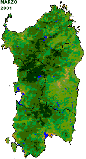 Indice di vegetazione NDVI