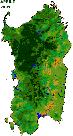 Indice di vegetazione NDVI
