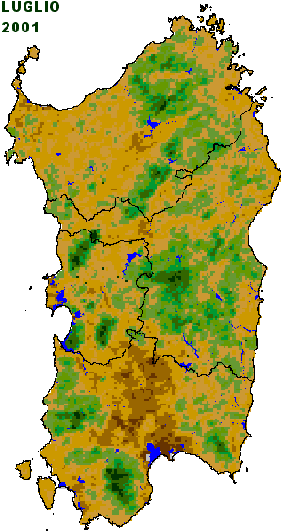 Indice di vegetazione NDVI
