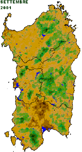Indice di vegetazione NDVI