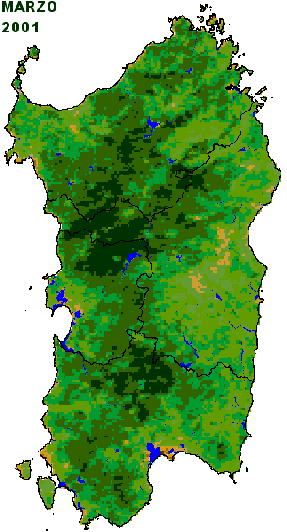 Indice di vegetazione NDVI