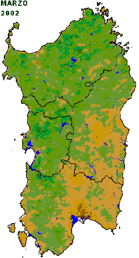 Indice di vegetazione NDVI