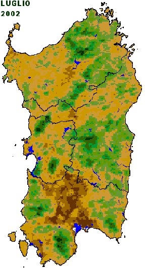 Indice di vegetazione NDVI