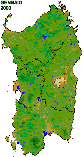 Indice di vegetazione NDVI