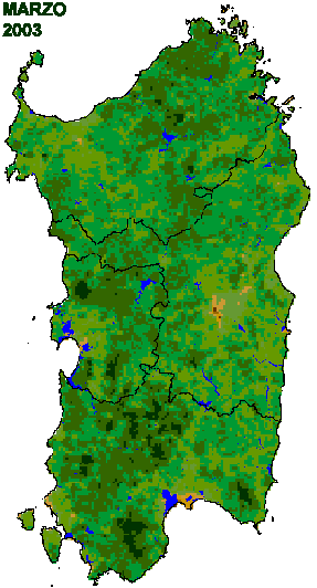 Indice di vegetazione NDVI