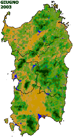Indice di vegetazione NDVI
