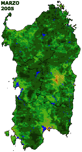 Indice di vegetazione NDVI