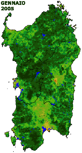 Indice di vegetazione NDVI