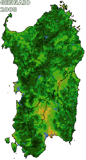 Indice di vegetazione NDVI