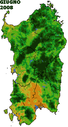 Indice di vegetazione NDVI