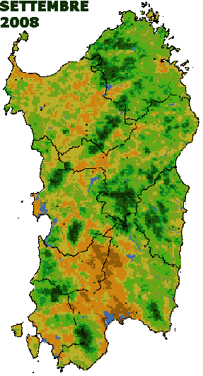 Indice di vegetazione NDVI