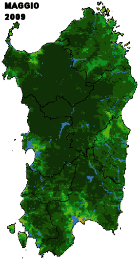 Indice di vegetazione NDVI
