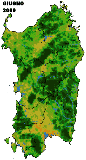 Indice di vegetazione NDVI