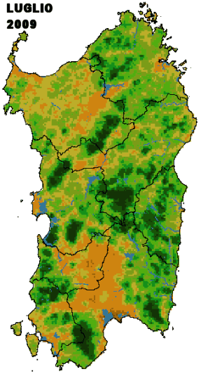 Indice di vegetazione NDVI