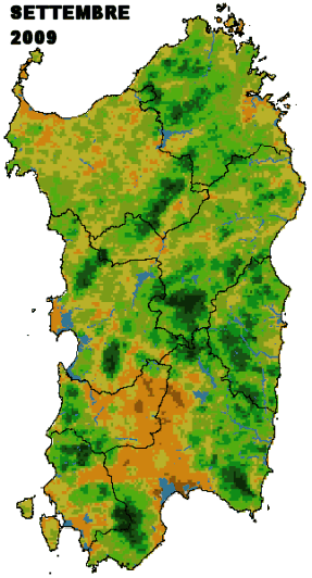 Indice di vegetazione NDVI