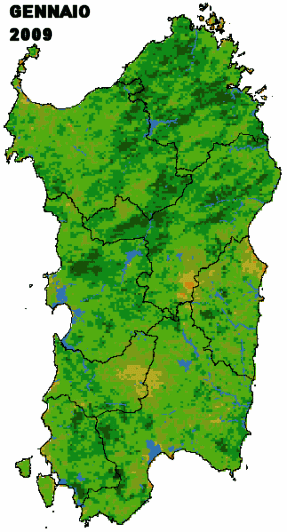Indice di vegetazione NDVI