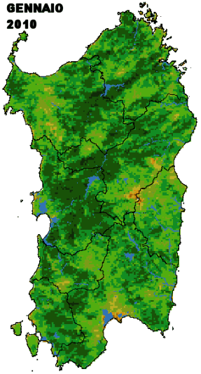 Indice di vegetazione NDVI